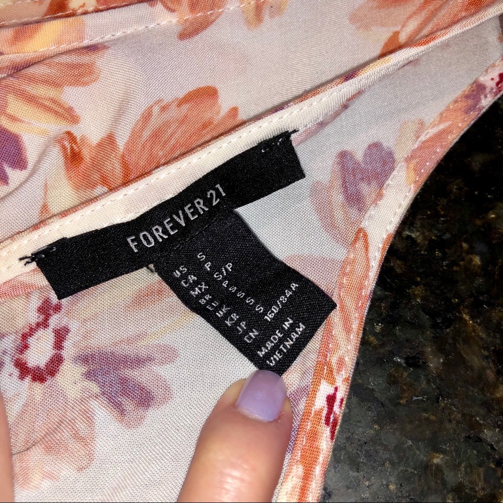 Peach Floral Sundress - Picture 6 of 7